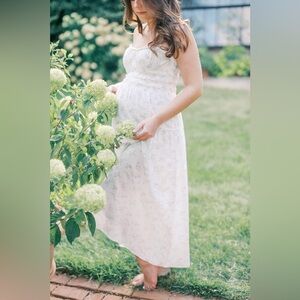 DOEN Brigide Dress in print cottage grove